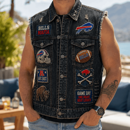BFBL PREMIUM DENIM VEST LNTH