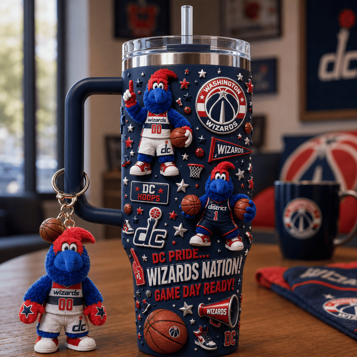 WAW 40oz Tumbler With Handle DNBN
