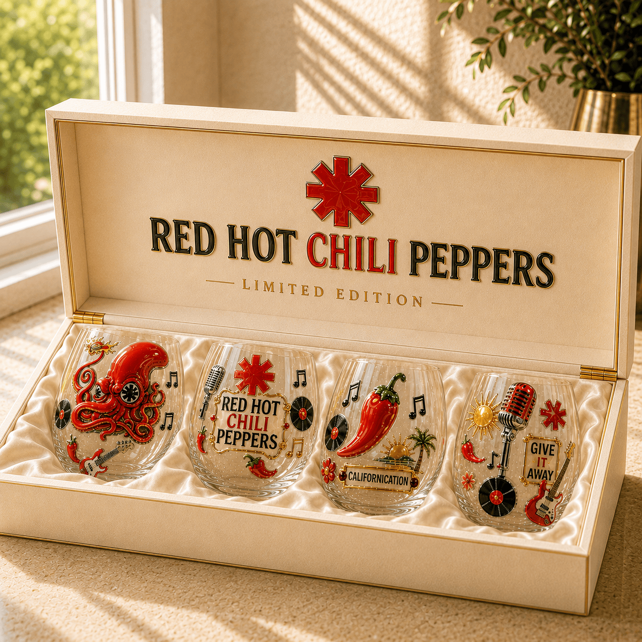 Premium RHCP Whiskey Glass Set TMH