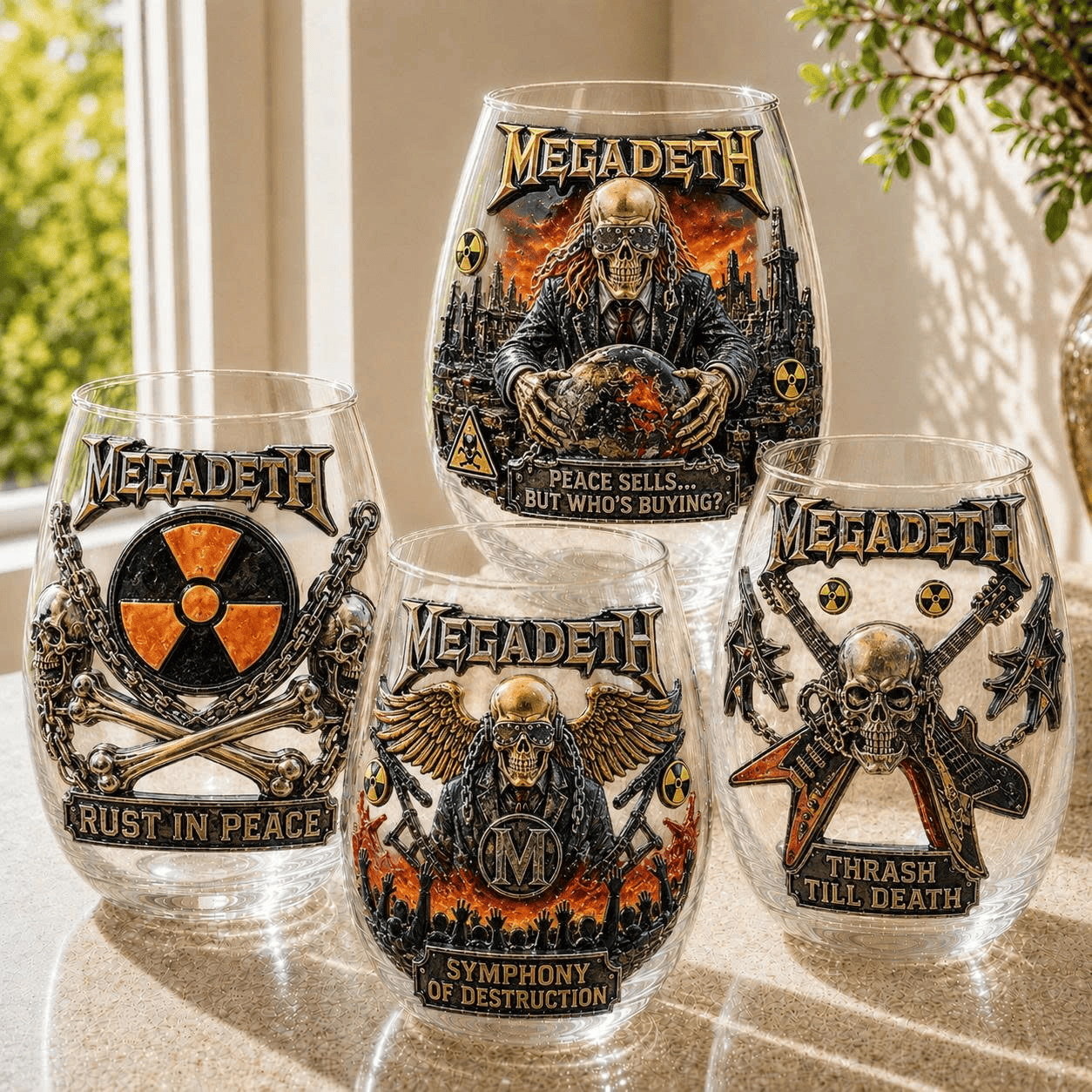 Premium MGD Wine Glass Cup TTN