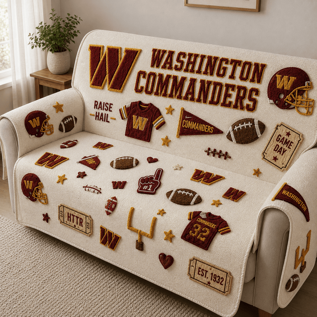 WCD Tufted Sofa Cover & Pillow Set DNBN