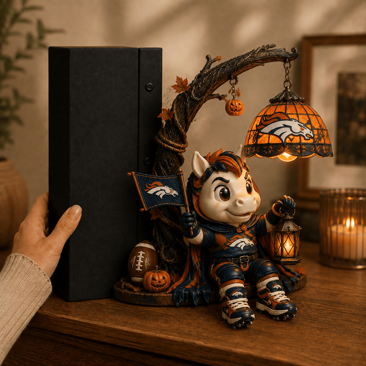Premium DVBC Bookshelf Figurines Lamp PDL