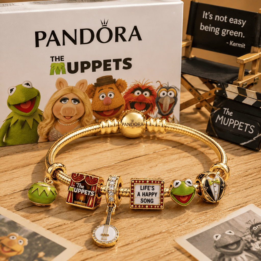 TMP Gold Charm Bracelet Set PTT