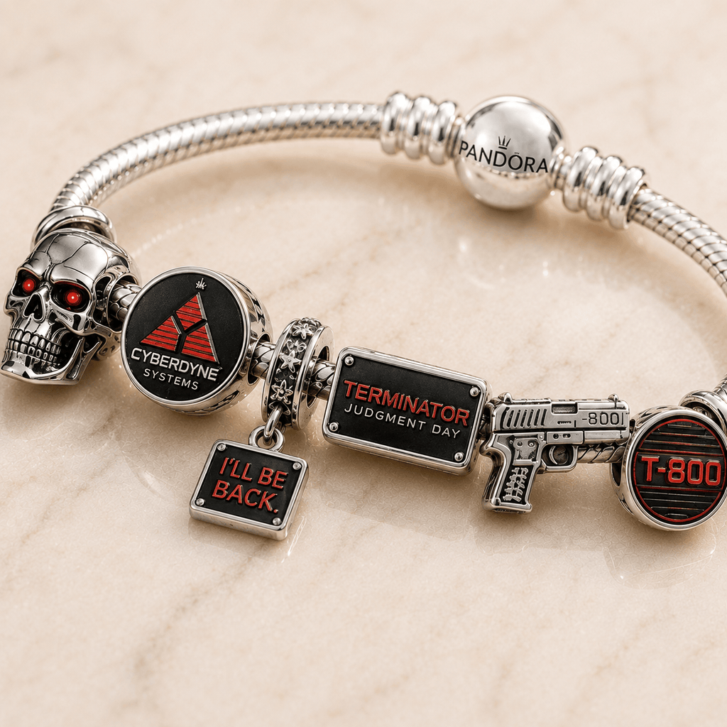 TTMT Sliver Charm Bracelet Set PTT