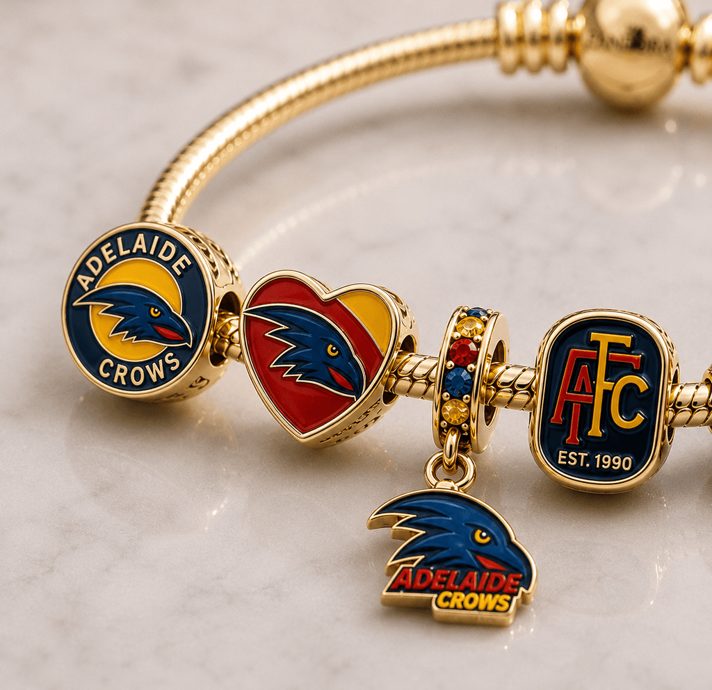 ADLC Gold Charm Bracelet Set VTH