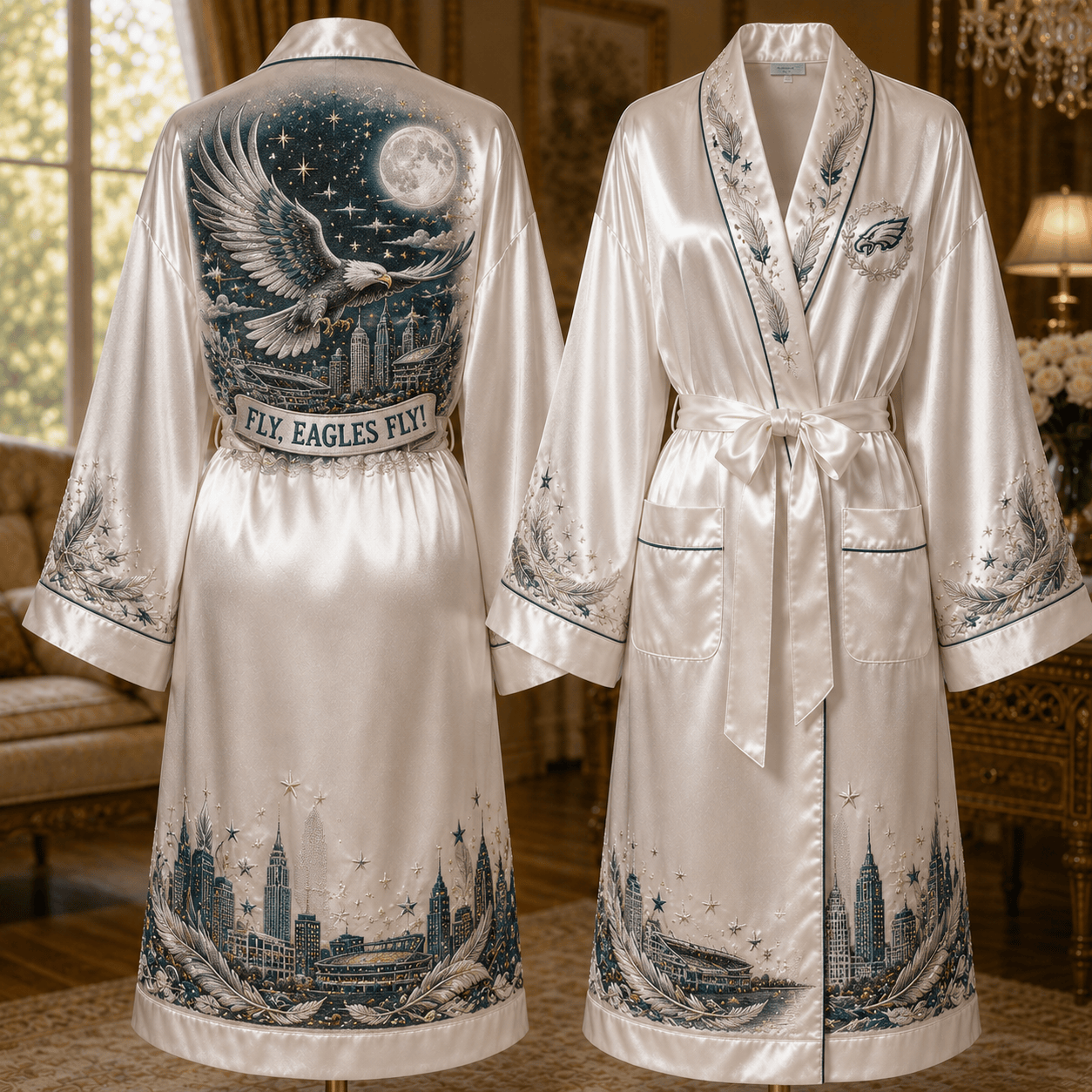 PREMIUM PLDE Satin Robe NVH