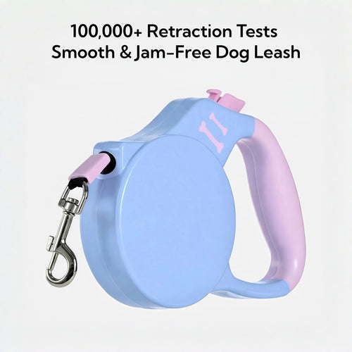 Automatic Scaling Dog Leash 3/5m Custom Dog Strap for Safe Night Walking Retractable Pet Leash Supplies with Comfortable Handle